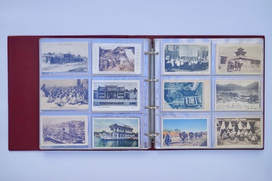 An album of Chinese postcards, 19/20th C.
